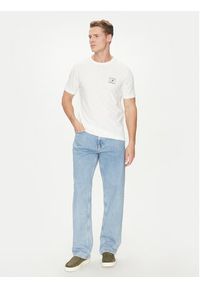 TOMMY HILFIGER - Tommy Hilfiger T-Shirt Stack MW0MW38622 Biały Regular Fit. Kolor: biały. Materiał: bawełna #4