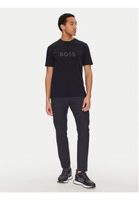 BOSS Spodnie materiałowe T_Commuter 50534303 Granatowy Slim Fit. Kolor: niebieski. Materiał: syntetyk #4