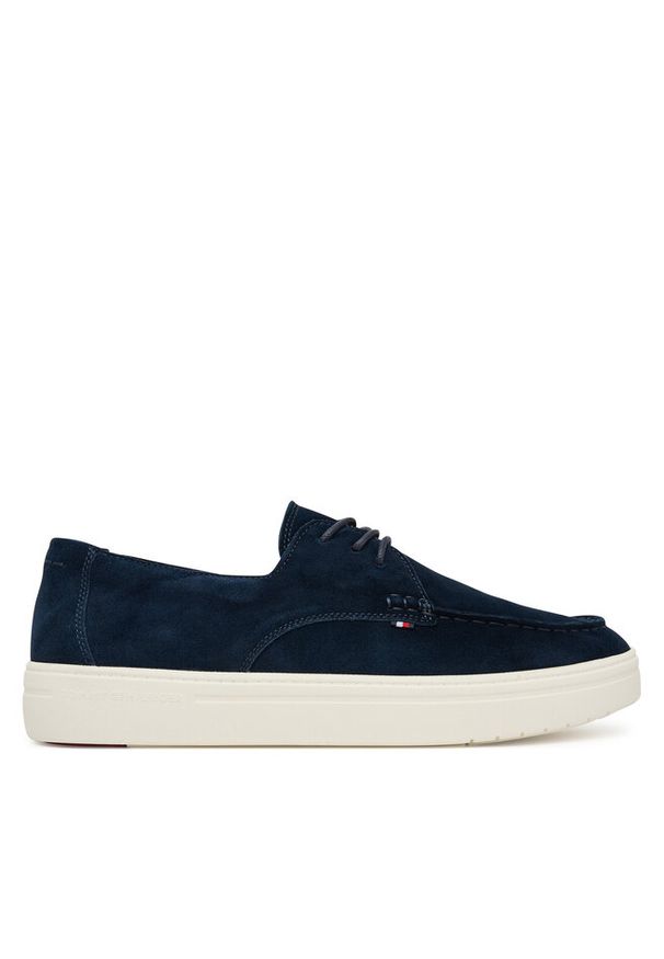 TOMMY HILFIGER - Półbuty Tommy Hilfiger. Okazja: na co dzień. Kolor: niebieski. Styl: casual