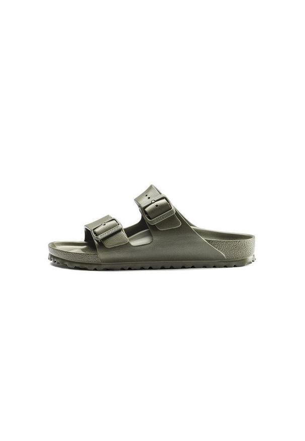 Klapki damskie Birkenstock Arizona Birkoflor. Kolor: zielony. Materiał: syntetyk, materiał