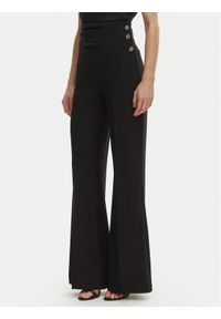 Rinascimento Spodnie palazzo CFC0020264002 Czarny Flare Fit. Kolor: czarny. Materiał: syntetyk #1