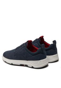 TOMMY HILFIGER - Tommy Hilfiger Sneakersy Nubuck Mix Hybrid Shoe FM0FM05092 Granatowy. Kolor: niebieski. Materiał: nubuk, skóra