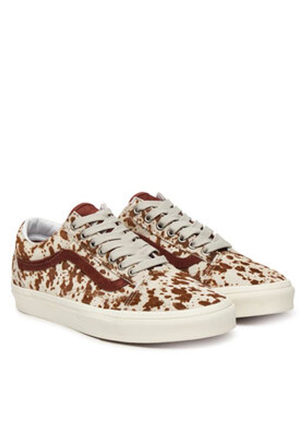 Vans Tenisówki Old Skool VN000D6WFSB1 Brązowy. Kolor: brązowy. Materiał: skóra, zamsz