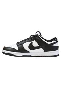 Buty do chodzenia męskie Nike Dunk Low Retro. Zapięcie: sznurówki. Kolor: czarny. Materiał: tkanina, skóra, guma. Szerokość cholewki: normalna. Sport: turystyka piesza