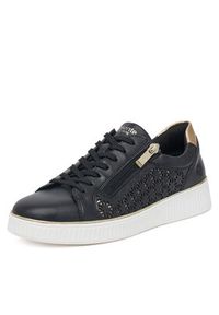 Remonte Sneakersy D2E03-03 Czarny. Kolor: czarny. Materiał: materiał, syntetyk #2