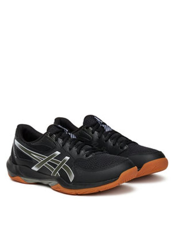 Asics Buty halowe Gel-Rocket 12 1071A116 Czarny. Kolor: czarny. Materiał: materiał