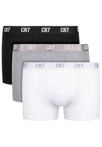 Cristiano Ronaldo CR7 Komplet 3 par bokserek Basic Trunk 3Pack 8100-49-633 Biały. Kolor: biały. Materiał: bawełna #1