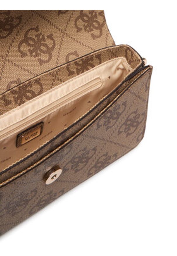 Guess Torebka Sadie HWOS81 18190 Beżowy. Kolor: beżowy. Materiał: skórzane