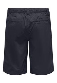 Only & Sons Szorty materiałowe Loc 22029213 Granatowy Regular Fit. Kolor: niebieski. Materiał: bawełna #4