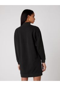 Wrangler - DAMSKA SUKIENKA WRANGLER HIGH NECK SWEAT DRES FADED BLACK W9P2HNXV6. Materiał: dresówka #3