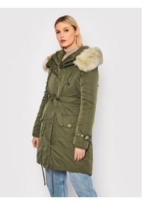 Blugirl Blumarine Parka RH1265-T8727 Zielony Regular Fit. Kolor: zielony. Materiał: syntetyk