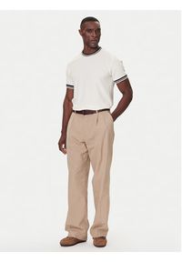 Nautica T-Shirt N1S03473 Écru Regular Fit. Materiał: bawełna #3