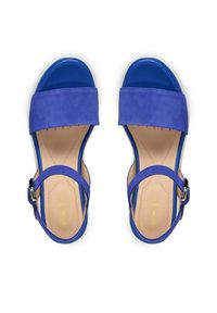 Geox Sandały D Gardenia D02HBC 00021 C4000 Niebieski. Kolor: niebieski. Materiał: skóra, zamsz #5