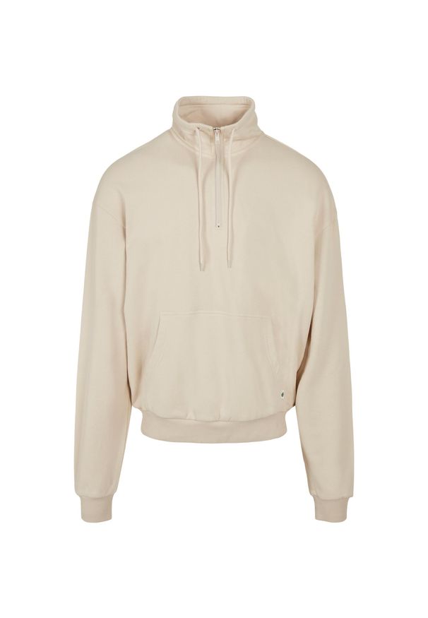 Sweter ze sznurkiem do ściągania Urban Classics Organic. Typ kołnierza: kaptur. Kolor: beżowy