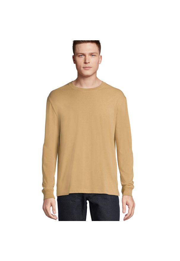 SOL'S - Koszulka Z Długim Rękawem Unisex Pioneer Dla Dorosłych. Kolor: beżowy. Długość rękawa: długi rękaw. Długość: długie