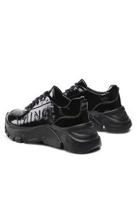 Eva Minge Sneakersy EM-57-10-001364 Czarny. Kolor: czarny. Materiał: skóra, lakier #6