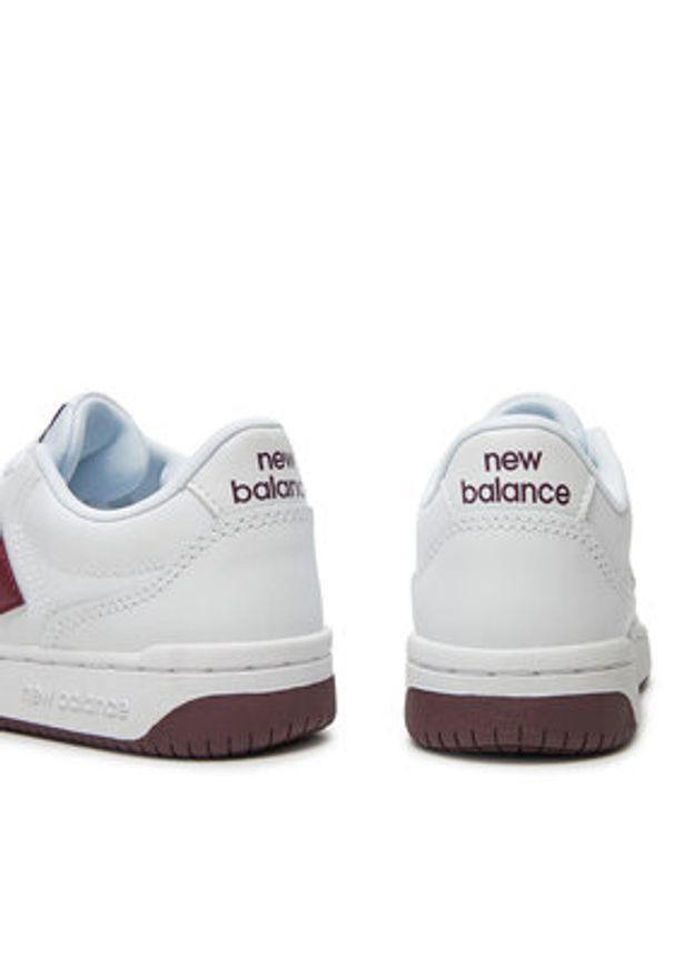 New Balance Sneakersy BB80UFM Biały. Kolor: biały. Materiał: skóra