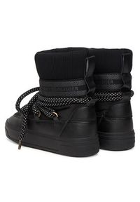 TOMMY HILFIGER - Tommy Hilfiger Śniegowce Snow Boot Water Repellent FW0FW09260 Czarny. Kolor: czarny. Materiał: materiał #3