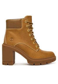Timberland Botki Allington Heights Mid Lace Up TB0A2CKCEN11 Brązowy. Kolor: brązowy. Materiał: skóra #2