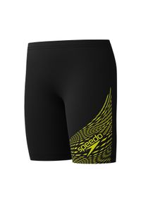 Kąpielówki chłopięce spodenki kąpielowe Speedo Medley Logo. Kolor: czarny, wielokolorowy, żółty