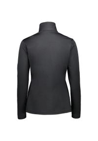 Bluza treningowa damska CMP 30L1086U901. Typ kołnierza: golf. Kolor: czarny, niebieski, wielokolorowy. Sport: turystyka piesza, narciarstwo, golf