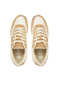 BOSS Sneakersy Titanium 50536469 Beżowy. Kolor: beżowy. Materiał: materiał #5