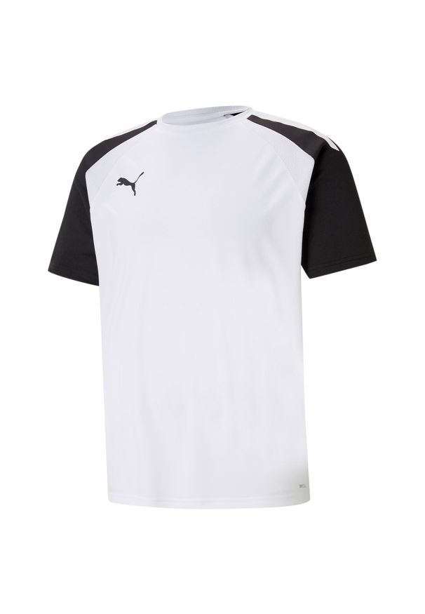 Koszulka sportowa męska Puma Teampacer. Kolor: biały, czarny, wielokolorowy. Materiał: poliester. Długość rękawa: krótki rękaw. Długość: krótkie