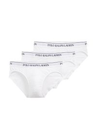 Polo Ralph Lauren Komplet 3 par slipów 714835884001 Biały. Kolor: biały. Materiał: bawełna