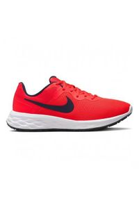 Buty do biegania męskie Nike Revolution 6 NN. Zapięcie: sznurówki. Kolor: czerwony. Materiał: materiał, syntetyk, tkanina. Szerokość cholewki: normalna. Model: Nike Revolution