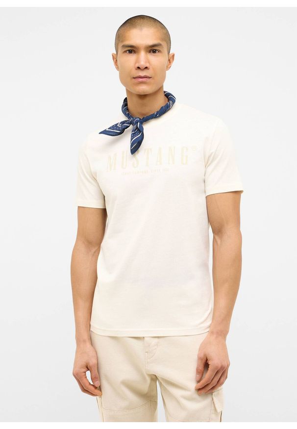Męski T-Shirt Mustang Style Austin Whisper White 1016480 2013