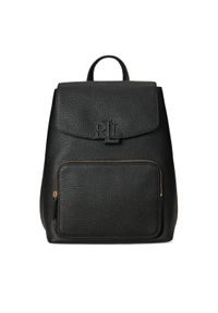 Lauren Ralph Lauren - LAUREN RALPH LAUREN Plecak Medium Cameryn 431969355002 Czarny. Kolor: czarny. Materiał: skóra #1