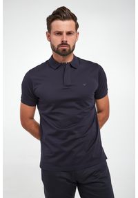 Emporio Armani - Polo męskie EMPORIO ARMANI. Typ kołnierza: polo