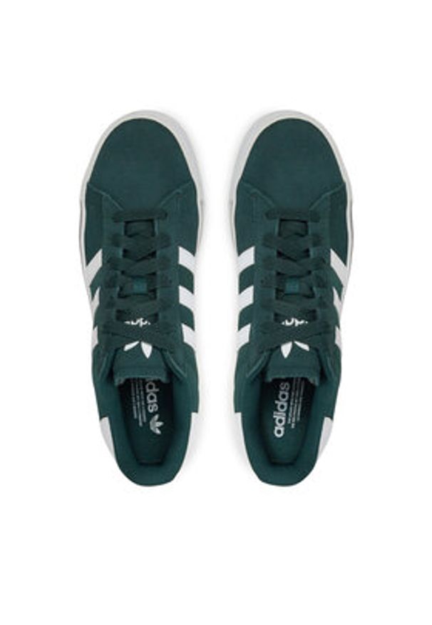 Adidas - adidas Sneakersy Campus Vulc JI1913 Zielony. Kolor: zielony. Materiał: skóra, zamsz. Model: Adidas Campus