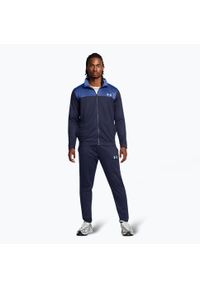 Dres męski Under Armour UA Emea Tracksuit Novelty. Kolor: niebieski. Materiał: dresówka