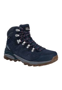 Buty trekkingowe damskie Jack Wolfskin Refugio Texapore Mid. Kolor: niebieski, wielokolorowy, czarny #1