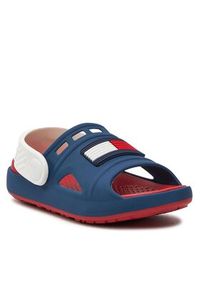 TOMMY HILFIGER - Tommy Hilfiger Sandały T3X2-33440-0083 M Granatowy. Kolor: niebieski #5