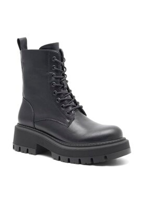 Jenny Fairy Trzewiki AGNESE WS6033-05 Czarny. Kolor: czarny. Materiał: syntetyk