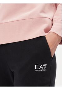 EA7 Emporio Armani Dres 8NTV54 TJCQZ 24GK Różowy Regular Fit. Kolor: różowy. Materiał: bawełna, dresówka