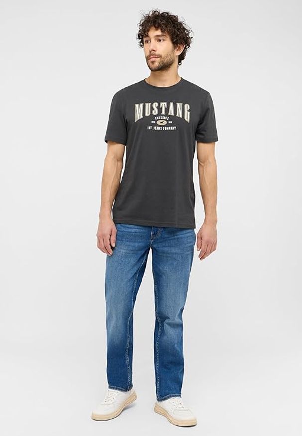 Mustang - Męskie Spodnie Jeansowe MUSTANG Washington Straight Denim Blue 1015520 5000 403
