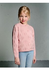 Sinsay - Sweter na guziki - różowy. Kolor: różowy