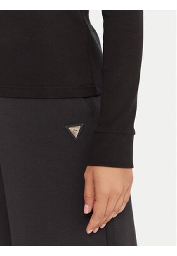 Guess Polo V5BP12 K1891 Czarny Regular Fit. Typ kołnierza: polo. Kolor: czarny. Materiał: bawełna