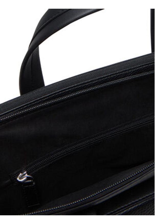 TOMMY HILFIGER - Tommy Hilfiger Torba na laptopa Th Central Computer Bag AM0AM13203 Czarny. Kolor: czarny. Materiał: skóra