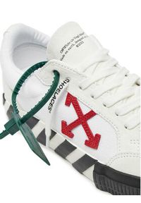 OFF-WHITE - Off-White Sneakersy OMIA085S22LEA0010125 Biały. Kolor: biały. Materiał: zamsz, skóra