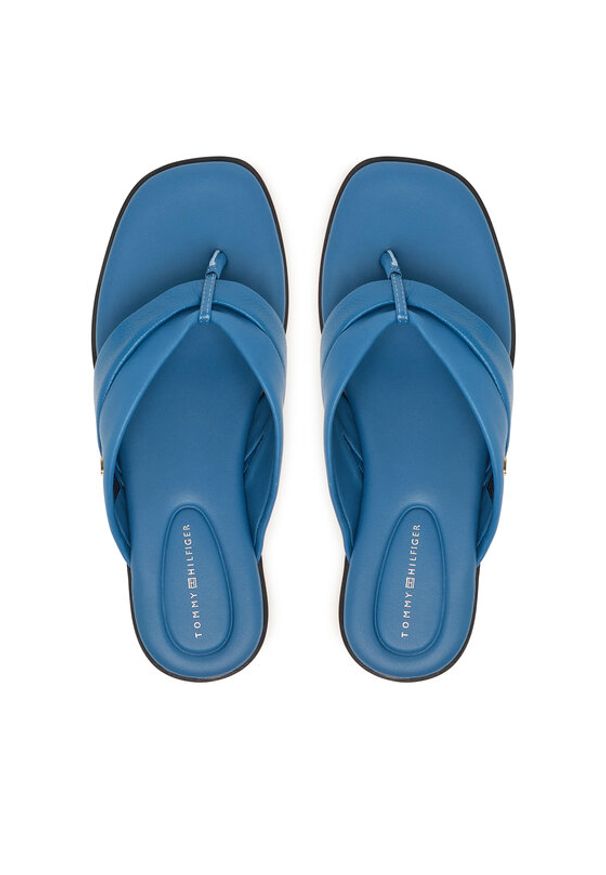 TOMMY HILFIGER - Tommy Hilfiger Japonki FW0FW09216 Niebieski. Kolor: niebieski. Materiał: skóra