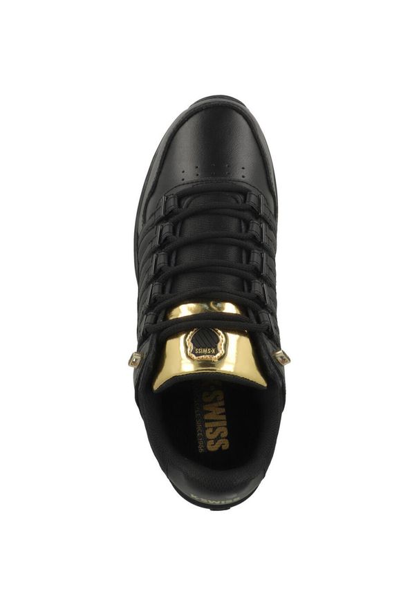 Buty do chodzenia damskie K-Swiss Rinzler Gt. Zapięcie: sznurówki. Kolor: czarny. Materiał: tkanina, materiał, skóra, syntetyk. Szerokość cholewki: normalna. Sport: turystyka piesza