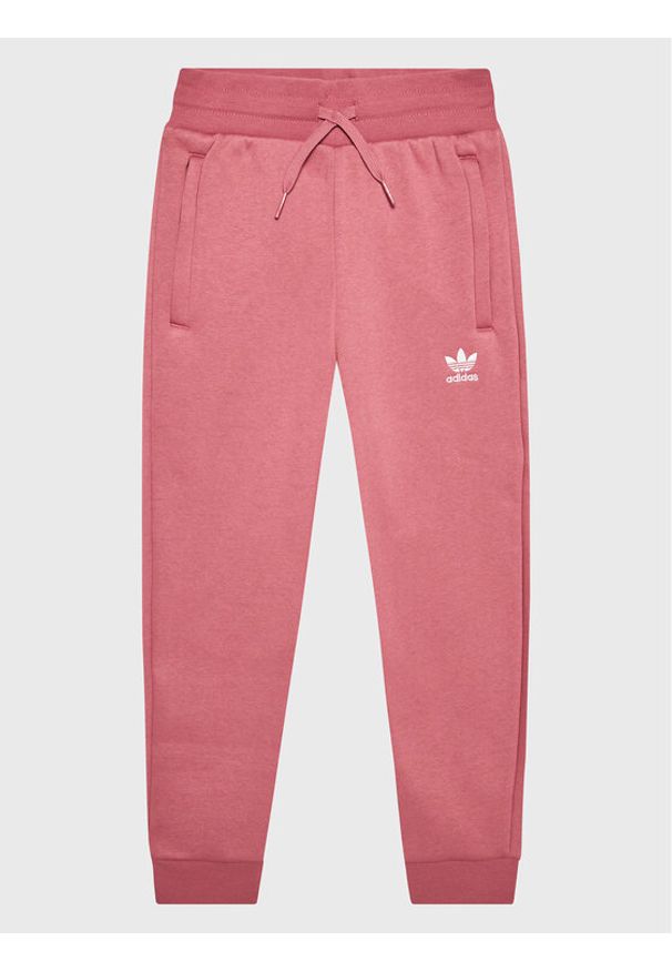 Adidas - adidas Spodnie dresowe IC6136 Różowy Regular Fit. Kolor: różowy. Materiał: bawełna