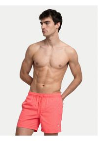 Jack & Jones Szorty kąpielowe Maui Tropic 12291385 Koralowy Regular Fit. Kolor: pomarańczowy. Materiał: syntetyk #3