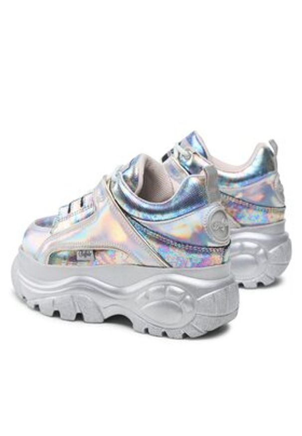 Buffalo Sneakersy 1339-14 2.0 BN15341141 Srebrny. Kolor: srebrny. Materiał: skóra