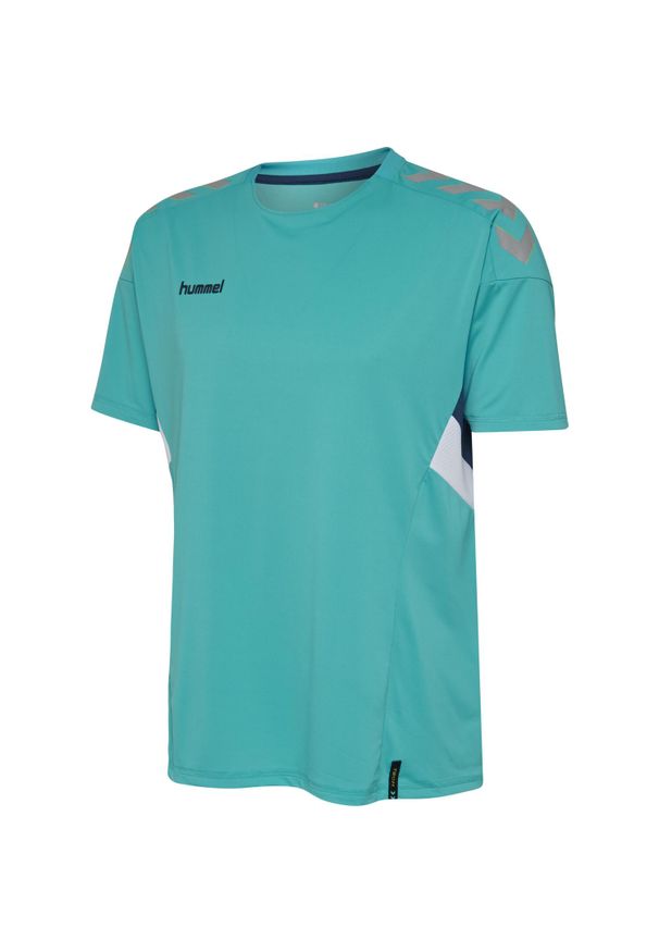 Hummel - HUMMEL Koszulka treningowa męska sportowa Tech Move Jersey. Kolor: niebieski. Materiał: jersey. Sport: piłka nożna