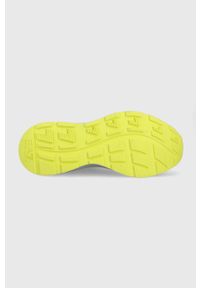 EA7 Emporio Armani sneakersy kolor szary. Nosek buta: okrągły. Zapięcie: sznurówki. Kolor: szary. Materiał: guma #5